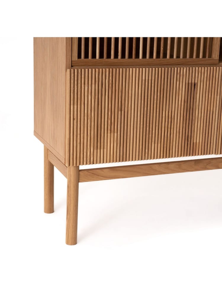 La Redoute Intérieurs Oak Bilbao Veneer Storage Sideboard - Image 5 of 5