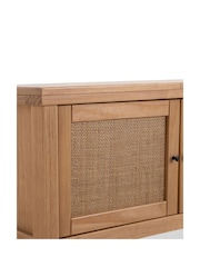 La Redoute Intérieurs Natural Gabin Pine & Rattan Sideboard - Image 5 of 5