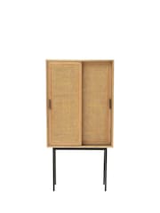 La Redoute Intérieurs Oak Waska 2-Door Cane Sideboard - Image 2 of 5