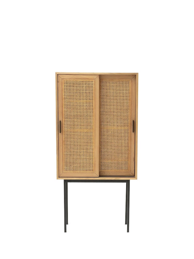 La Redoute Intérieurs Oak Waska 2-Door Cane Sideboard - Image 2 of 5