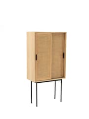 La Redoute Intérieurs Oak Waska 2-Door Cane Sideboard - Image 3 of 5