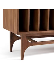 La Redoute Intérieurs Walnut Larsen Vinyl Storage Cabinet - Image 5 of 6