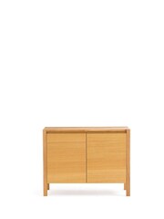 La Redoute Intérieurs Black Adelita Oak Veneer 2-Door Sideboard - Image 2 of 5