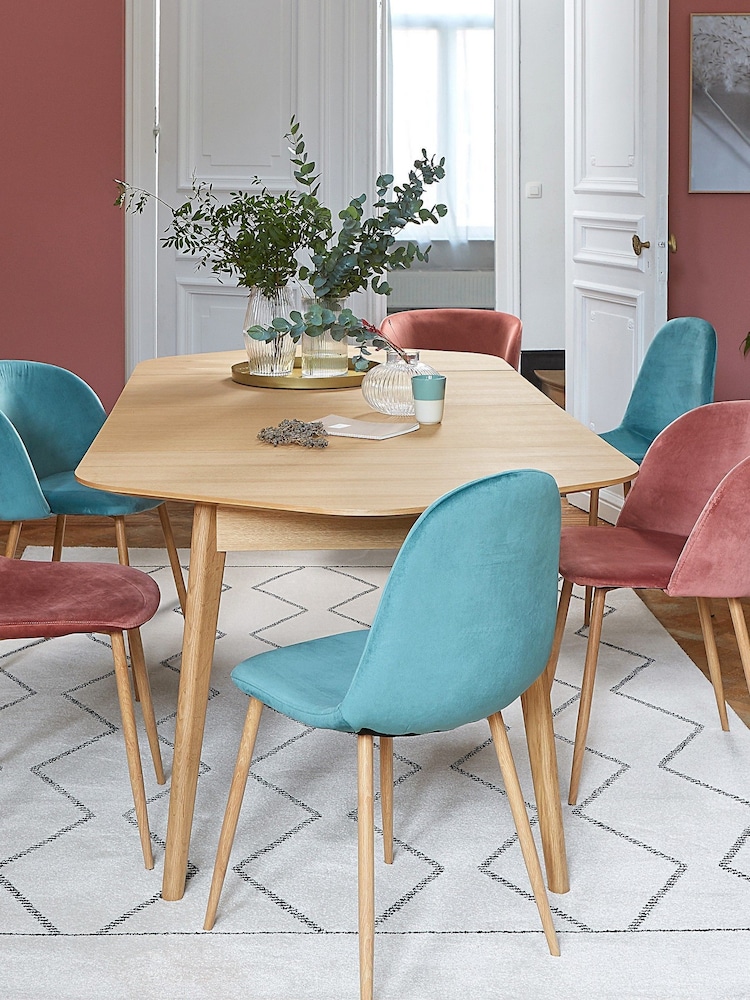 La Redoute Intérieurs Oak Biface Veneer 4 to 10 Seater Ext Dining Table - Image 1 of 6