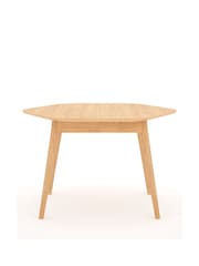 La Redoute Intérieurs Oak Biface Veneer 4 to 10 Seater Ext Dining Table - Image 2 of 6