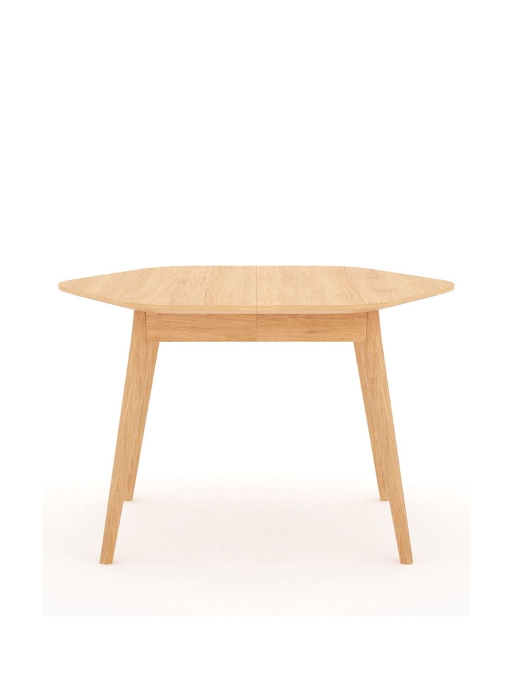 La Redoute Intérieurs Oak Biface Veneer 4 to 10 Seater Ext Dining Table - Image 2 of 6