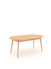 La Redoute Intérieurs Oak Biface Veneer 4 to 10 Seater Ext Dining Table - Image 5 of 6