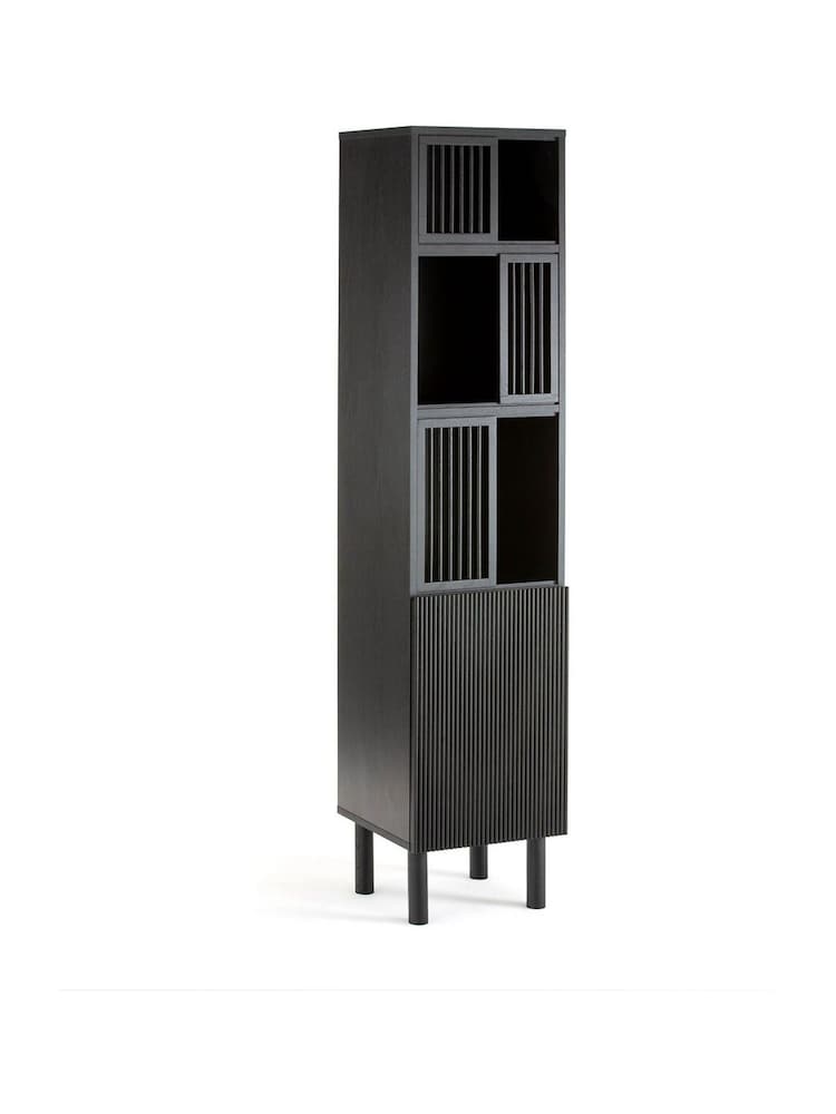 La Redoute Intérieurs Black Bilbao Vertical Storage Unit - Image 2 of 6