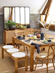 La Redoute Intérieurs Oak Adelita Square 8 Seater Dining Table - Image 1 of 5