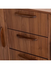 La Redoute Intérieurs Walnut Larsen Veneer Bathroom Vanity Unit - Image 5 of 6