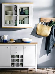 La Redoute Intérieurs White Alvina Pine Kitchen Sideboard - Image 1 of 6