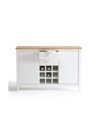 La Redoute Intérieurs White Alvina Pine Kitchen Sideboard - Image 2 of 6