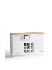 La Redoute Intérieurs White Alvina Pine Kitchen Sideboard - Image 3 of 6