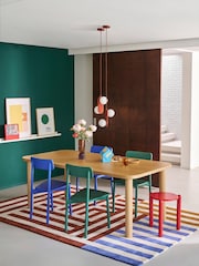 La Redoute Intérieurs Natural Biface Oak Veneer 8 Seater Dining Table - Image 1 of 6