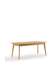 La Redoute Intérieurs Natural Biface Oak Veneer 8 Seater Dining Table - Image 3 of 6