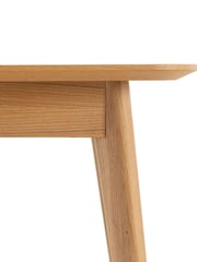 La Redoute Intérieurs Natural Biface Oak Veneer 8 Seater Dining Table - Image 5 of 6