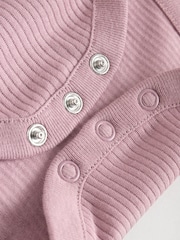 Pink Baby Short Sleeve Bodysuits 5 Pack - Image 13 of 13