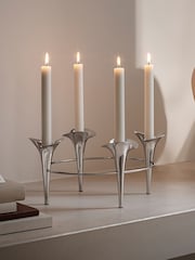 Georg Jensen Silver Bloom Botanica Taper Candle Holder - Image 1 of 3