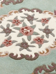 Origin Rug Collection. Green Shensi Wool Rug - Image 3 of 6