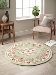 Origin Rug Collection. Green Shensi Wool Rug - Image 4 of 6