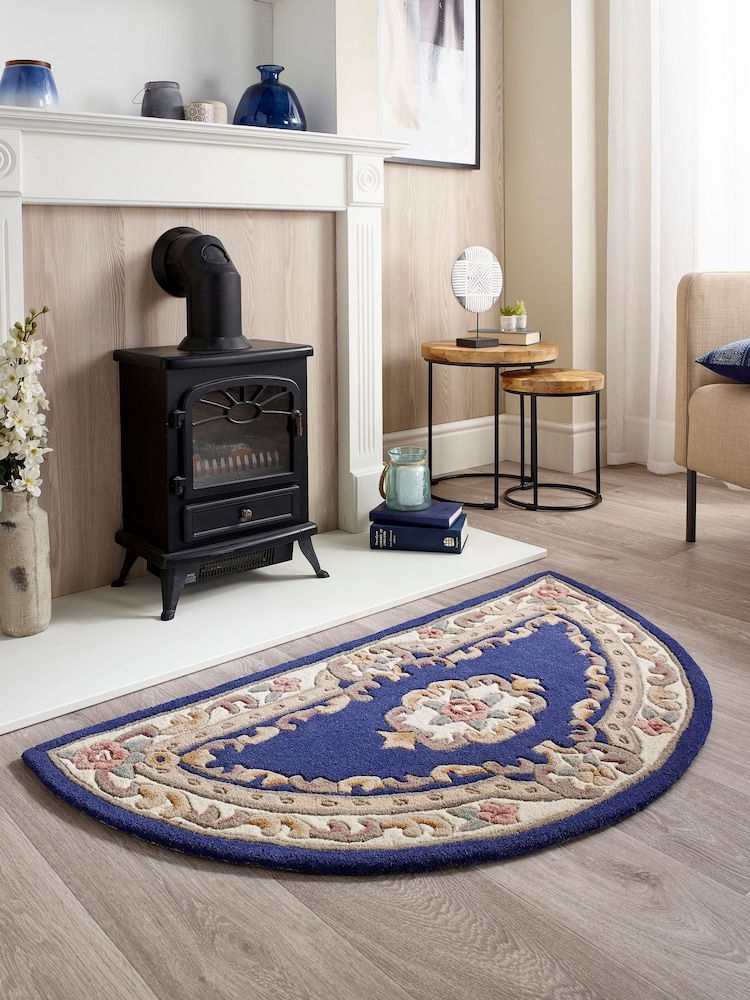 Origin Rug Collection. Blue Shensi Wool Rug - Image 6 of 6