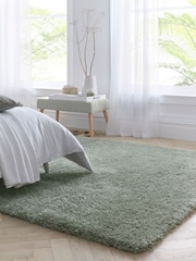 Origin Rug Collection. Green Chicago Soft Shaggy Rug - Image 1 of 6