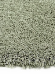 Origin Rug Collection. Green Chicago Soft Shaggy Rug - Image 3 of 6