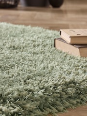 Origin Rug Collection. Green Chicago Soft Shaggy Rug - Image 5 of 6