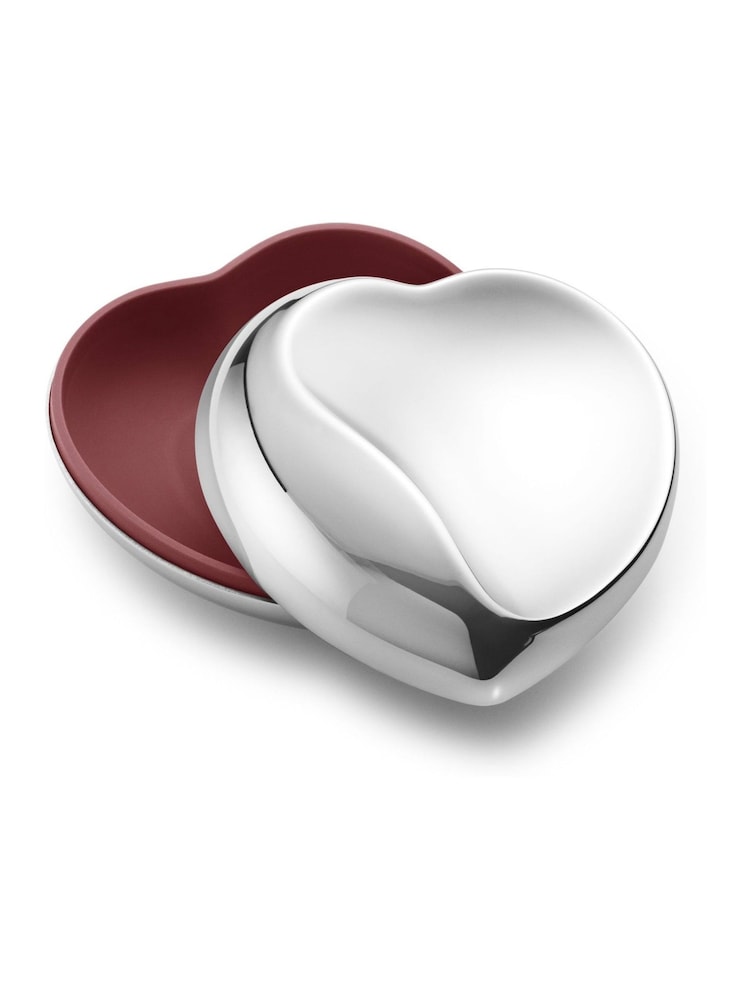 Georg Jensen Silver Small Heart Trinket Box - Image 2 of 3