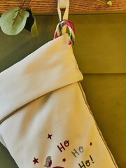 Personalised Santa’s Sleigh Christmas Stockings by My 1st Years - Image 3 of 4