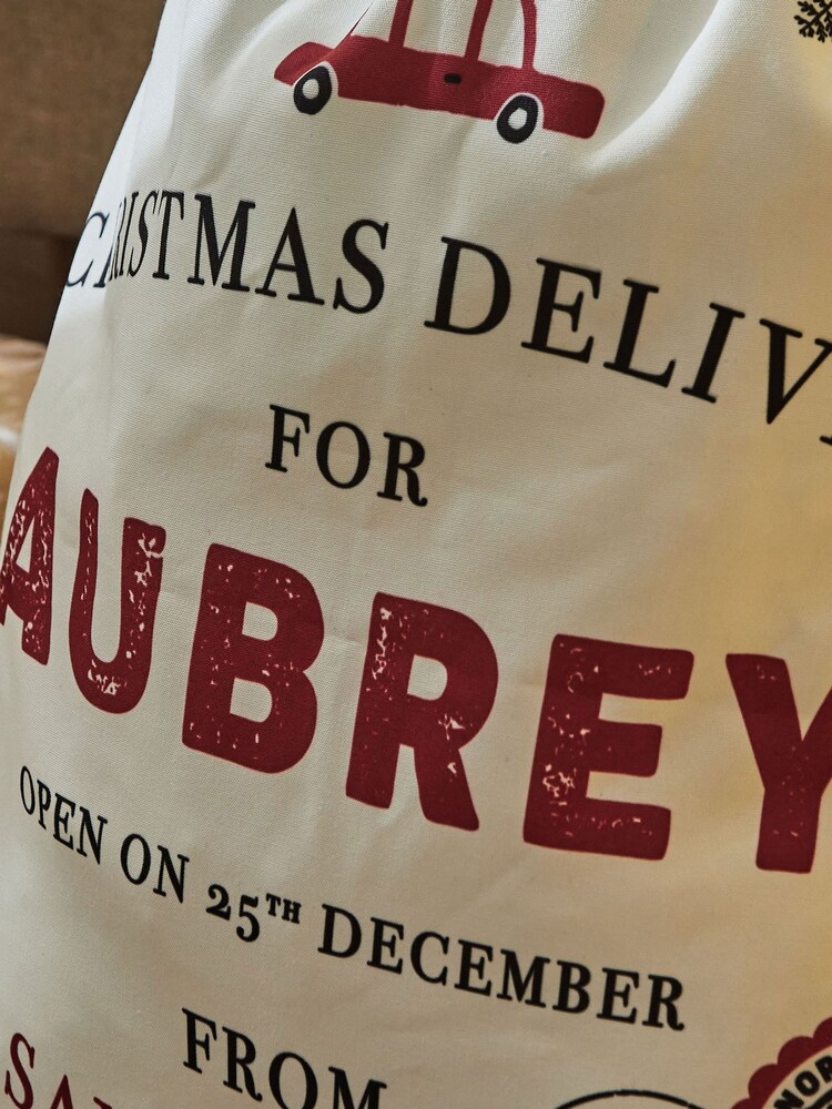 Personalised Christmas Delivery Canvas Gift Sack by My 1st Years - Image 2 of 4
