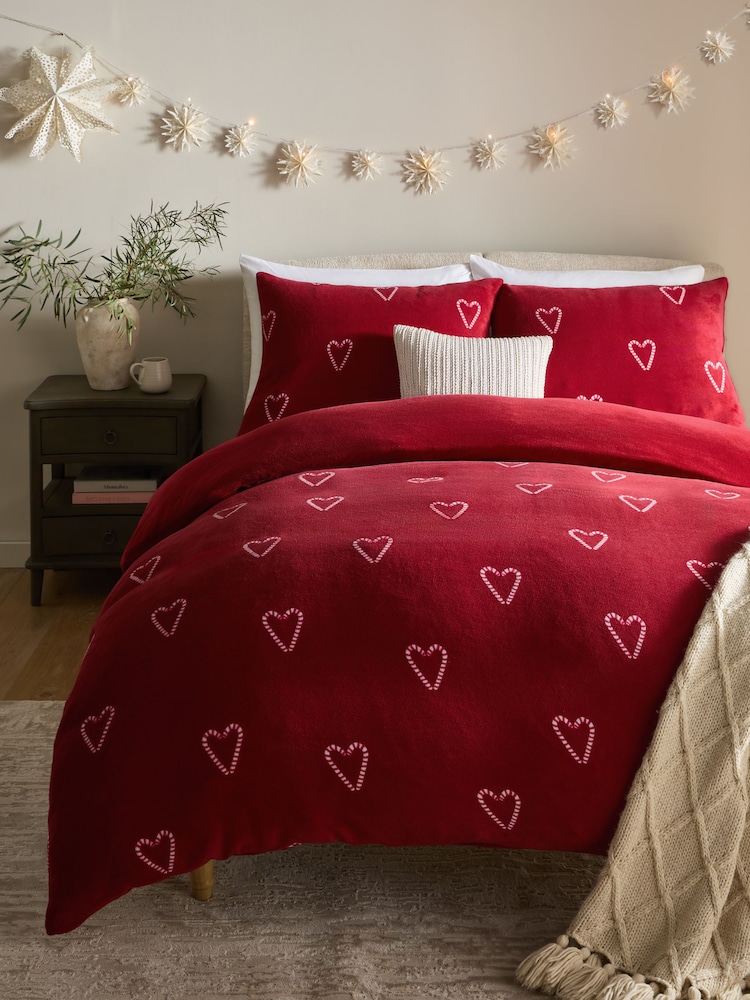 Christmas Fleece Duvet Cover and Pillowcase Set - Imagen 1 de 4