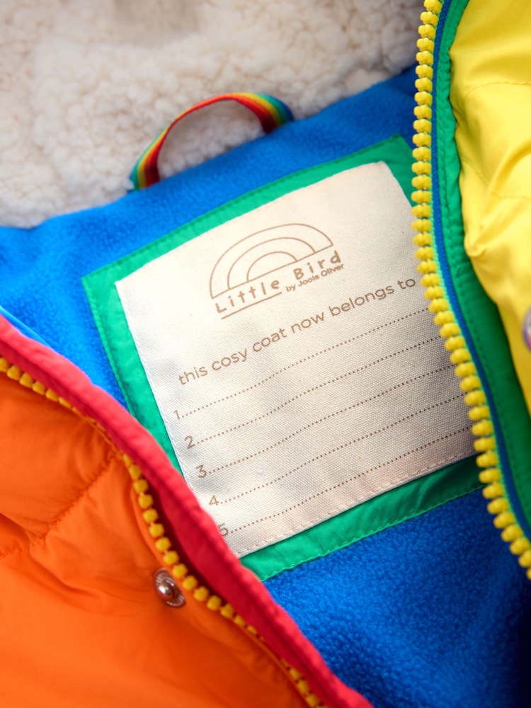 Little Bird by Jools Oliver Multi Rainbow Shower Resistant Colourblock Snowsuit - Image 14 of 14 Little Bird by Jools Oliver Multi Rainbow Shower Resistant Colourblock Snowsuit - Image 14 of 14