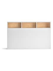 La Redoute Intérieurs White Biface King Headboard with Storage - Image 2 of 4