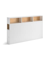 La Redoute Intérieurs White Biface King Headboard with Storage - Image 3 of 4