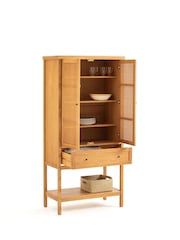 La Redoute Intérieurs Natural Gabin Solid Pine & Cane Sideboard - Image 4 of 6