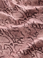 Neutral Snake Print Lace Trim Cami Top - Image 8 of 8