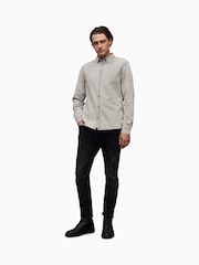 AllSaints Grey Gleason 100% Organic Cotton Shirt - Image 3 of 6