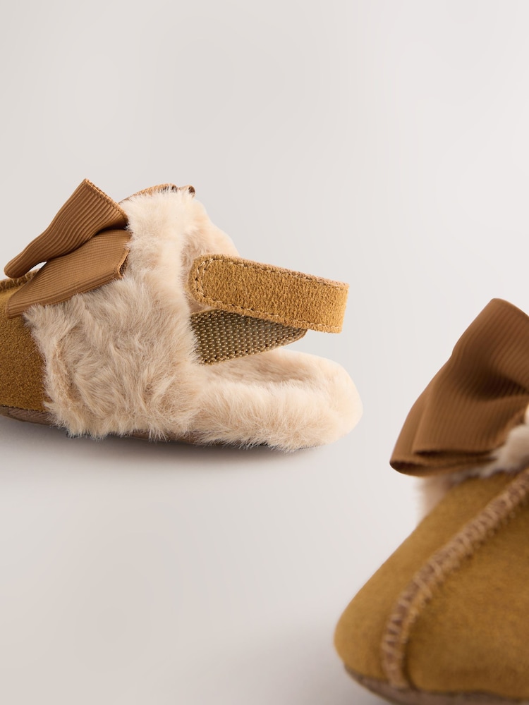 Baker by Ted Baker Baby Girls Faux Fur Trim Padders Mules - Image 6 of 6 Baker by Ted Baker Baby Girls Faux Fur Trim Padders Mules - Image 6 of 6