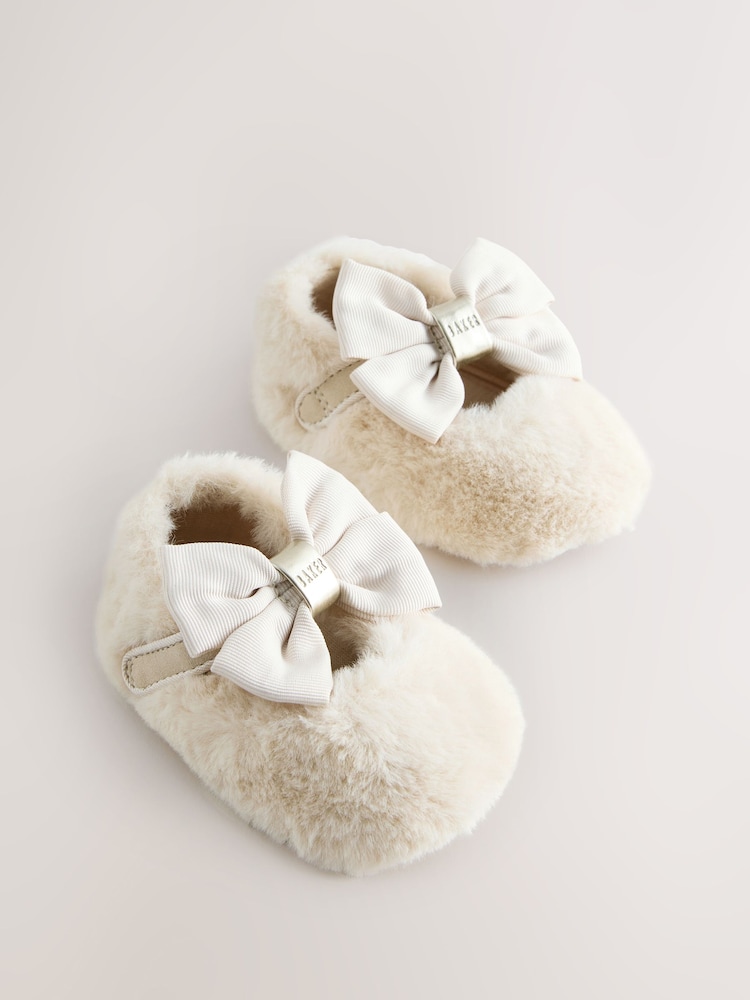Baker by Ted Baker Baby Girls Padders Shoes With Bow - Image 1 of 5