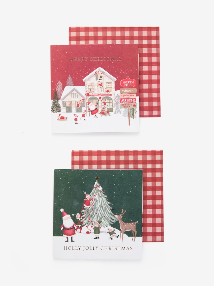 Santa Scene 20 Pack Christmas Cards - Image 1 of 3 Santa Scene 20 Pack Christmas Cards - Image 1 of 3