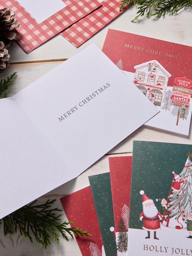 Santa Scene 20 Pack Christmas Cards - Image 3 of 3 Santa Scene 20 Pack Christmas Cards - Image 3 of 3