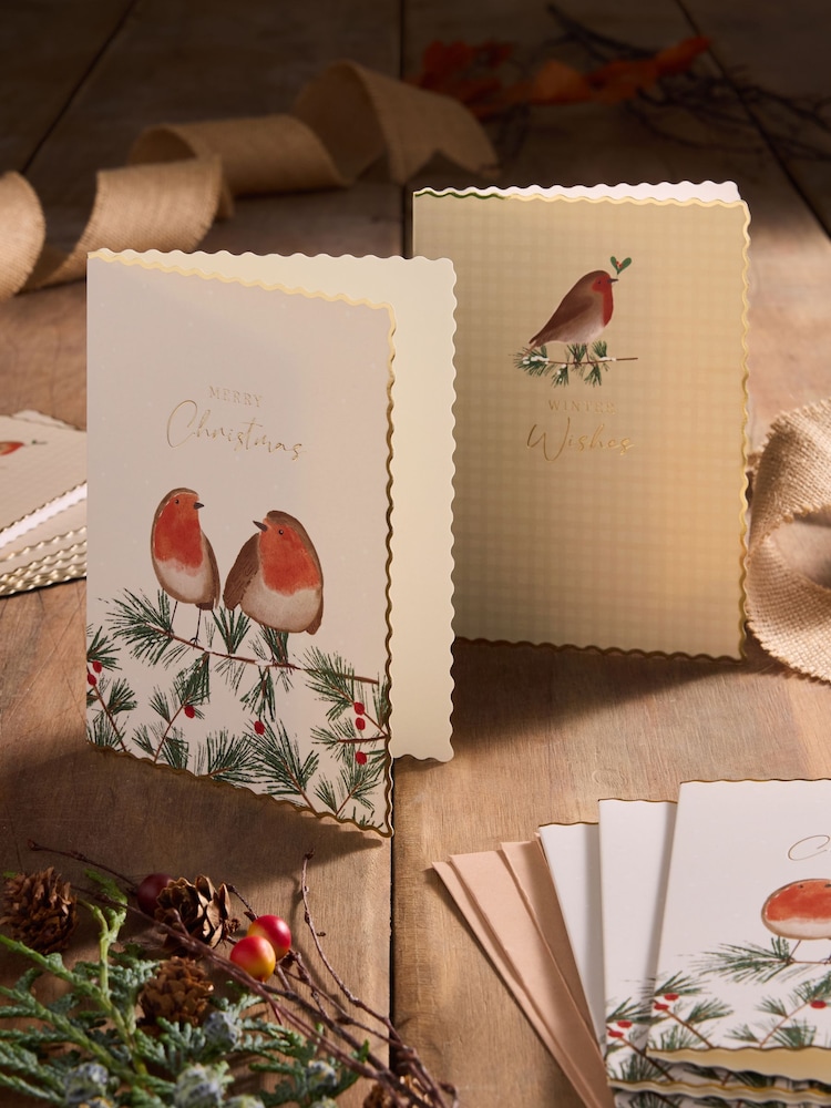 Robins 20 Pack Christmas Cards - Image 1 of 3 Robins 20 Pack Christmas Cards - Image 1 of 3