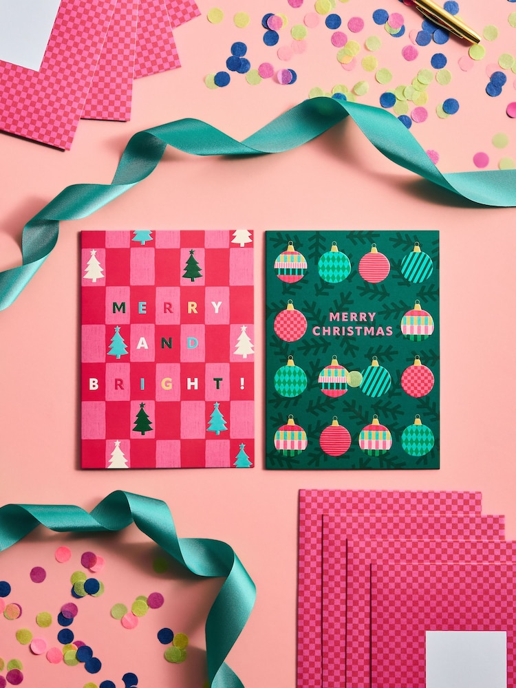 Brights Rocking Around 20 Pack Christmas Cards - Image 2 of 2