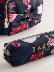 Baker by Ted Baker Girls Back to School Floral Print Backpack with Pencil Case - Image 4 of 7