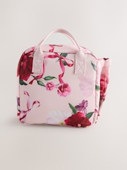 Baker by Ted Baker Girls Pink Back to School Floral Print Bow Lunch Bag - Bild 2 von 9