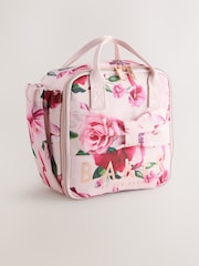 Baker by Ted Baker Girls Pink Back to School Floral Print Bow Lunch Bag - Bild 3 von 9