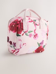 Baker by Ted Baker Girls Pink Back to School Floral Print Bow Lunch Bag - Bild 4 von 9