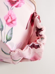 Baker by Ted Baker Girls Pink Back to School Floral Print Bow Lunch Bag - Bild 7 von 9