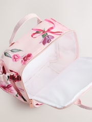 Baker by Ted Baker Girls Pink Back to School Floral Print Bow Lunch Bag - Bild 9 von 9